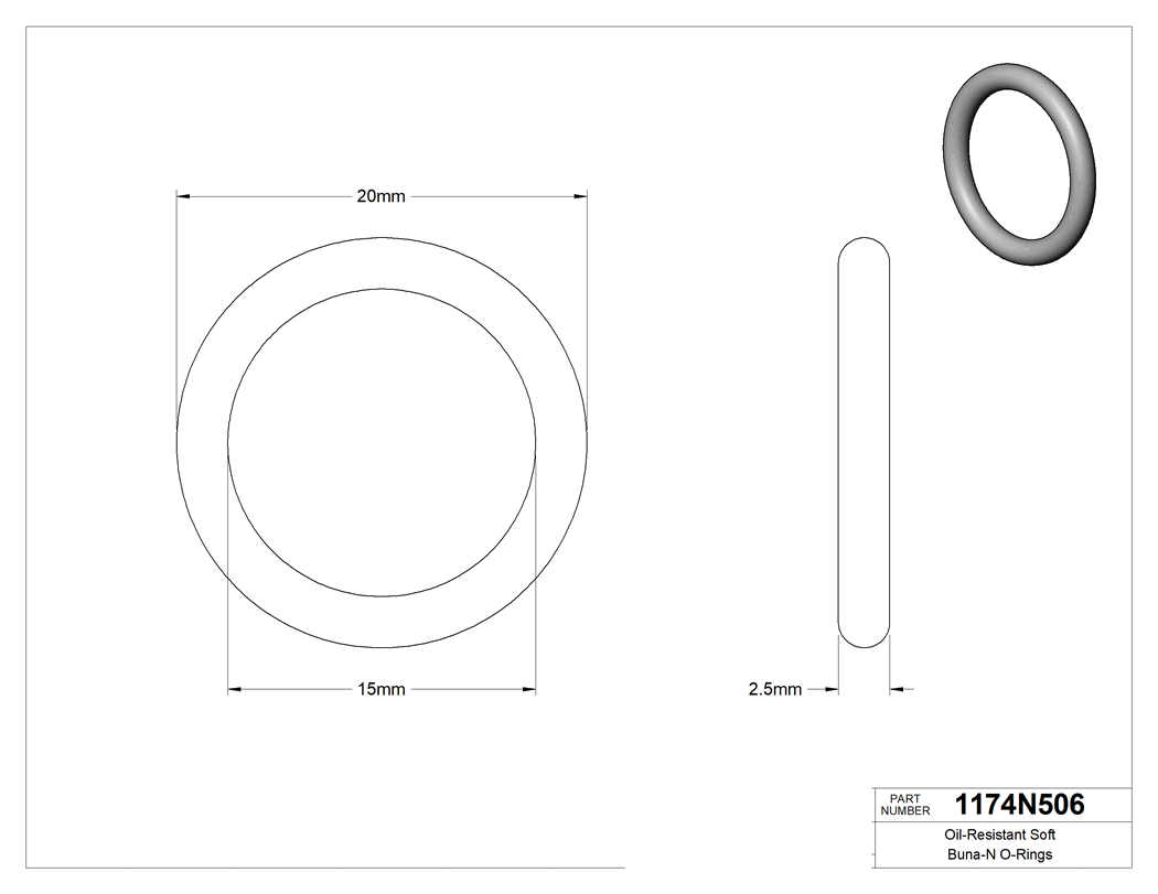 Technical drawing - 1174N506